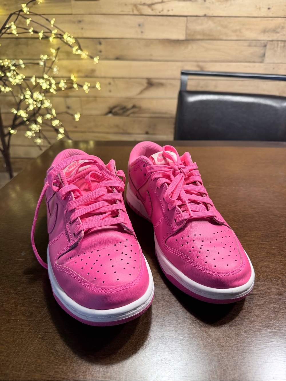 Nike Dunk Low Women's Hot Pink Low-Top Sneakers..great condition